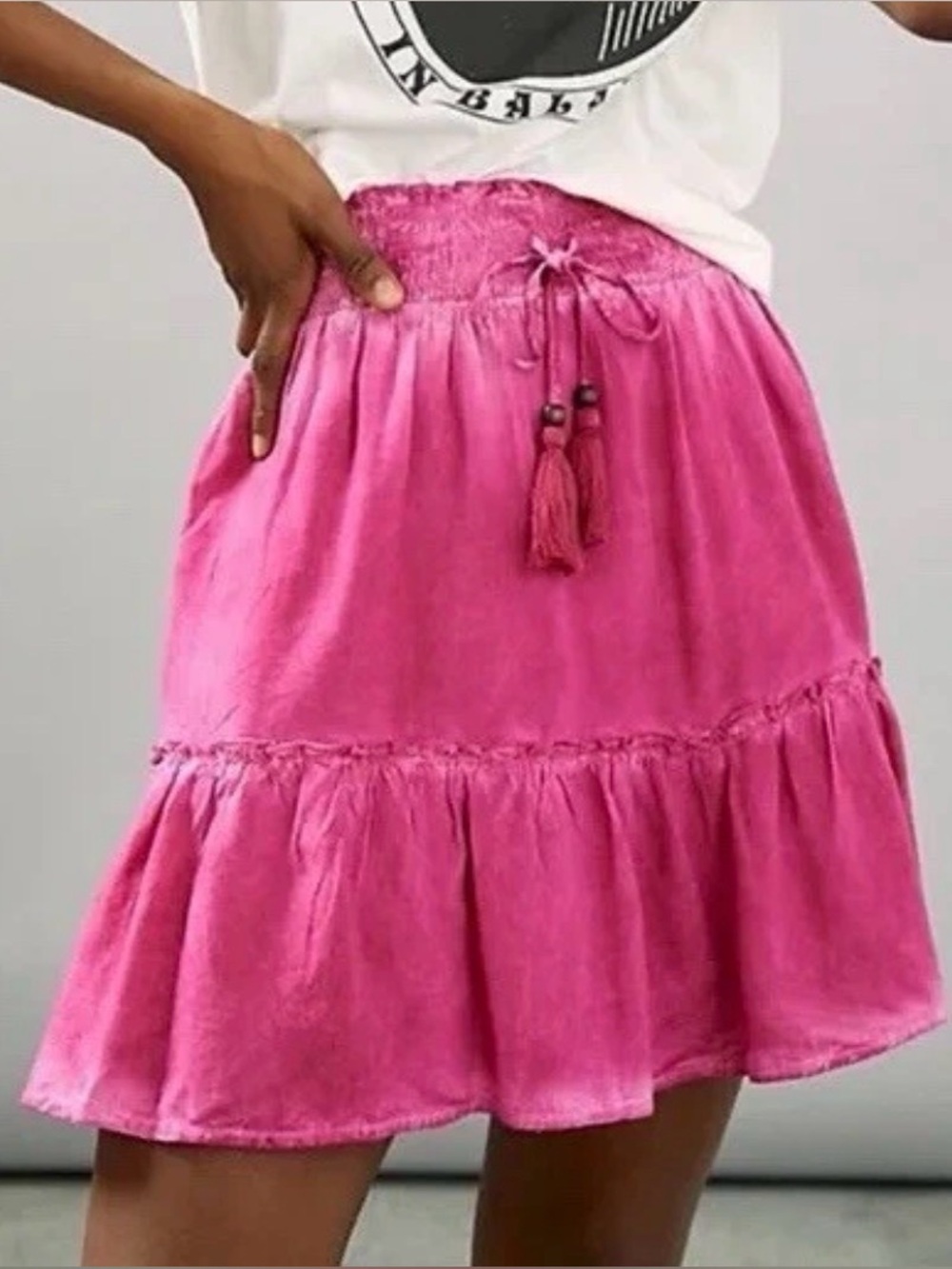 NWT Anthropologie Pink Mini Skirt